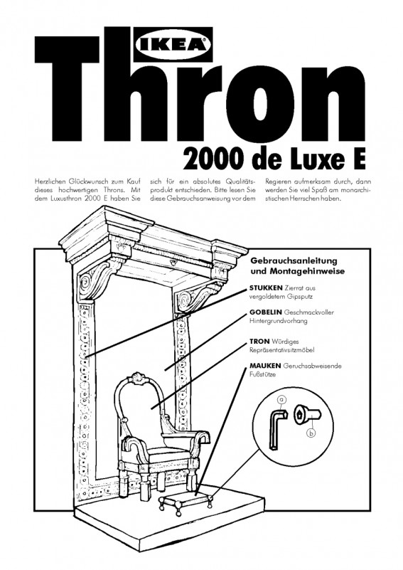 Ikea Thron