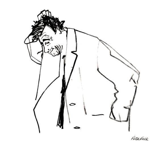 Columbo (Zeichnung von Peter Falk)